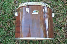 70's/80's Ludwig USA 15" CONCERT TOM in MAHOGANY CORTEX for YOUR DRUM SET #V830
