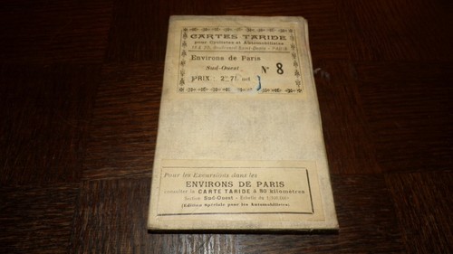 Carte taride environs - -, de