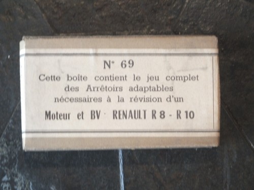 Jeu arrêtoirs moteur bv - jeu, et