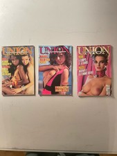 Lot 3 revues UNION années 1990 – presse érotique française vintage – bon état