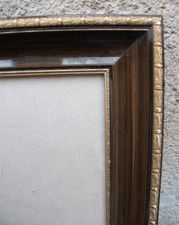 Cadre style XIXème+verre