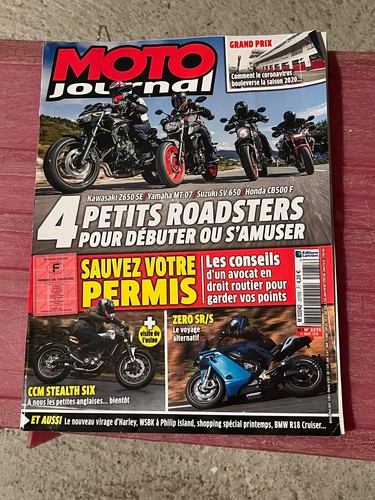 Moto journal 2275 - moto, essai