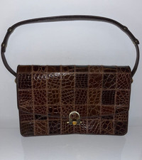 Elegant sac vintage en cuir