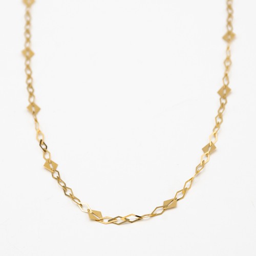 Collier losange jaune - en, or