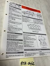 Fiche technique automobile Jeep Cherokee Turbo Diesel TD édition 1991 RTA