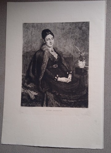 Gravure eau forte mme - gravure, eau-forte