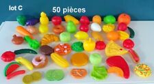 lot C -   de 50 pièces imitation fruits legumes et autres  -  marchande  cuisine