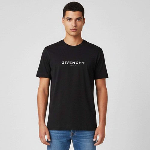 Shirt givenchy noir logo - t-shirt,