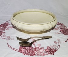 Saladier en faïence de Creil et Monterau modèle Rousseau, terre de fer