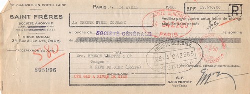 1950 jute chanvre lin coton - 1950,