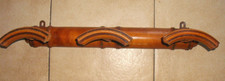 Ancien porte manteau bois aspect bambou