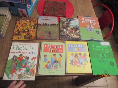 Ancien manuel scolaire - scolaire, lecture