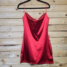 Zaful Slip Dress 10 XL Red