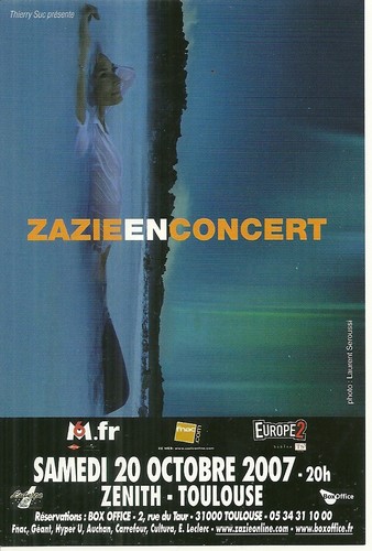 Flyer plv zazie en concert - flyer,