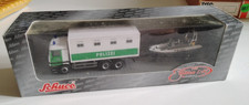 SCHUCO 1/87 HO CAMION + BATEAU POLIZEI