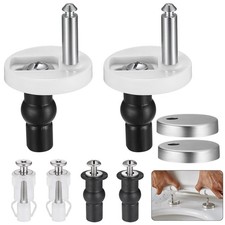 Fixation Abattant WC 6 Pièces Vis pour Siège de Toilette Fixation du Siège de...