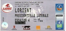 Ticket /Billet match L1 Lille
