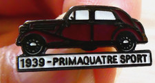 RARE BEAU PETIT PIN'S VOITURE RENAULT PRIMAQUATRE SPORT 1939