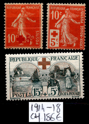 Croix rouge 1914 - 1914-18,, *