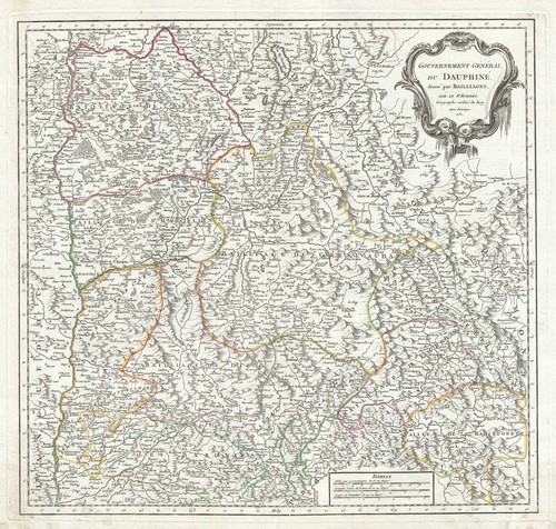 1751 vaugondy map the - map,