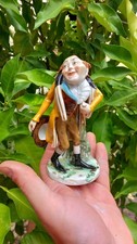 Statuette Porcelaine Capodimonte Italie Personnage Roman Carricature Anglais ?