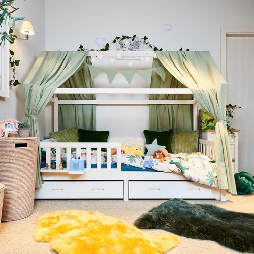 Lit maison montessori cloud - lit,