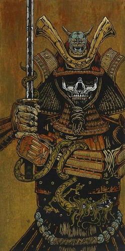Toile tableaux guerrier - tableaux,