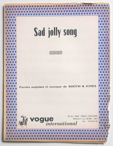 Partition vintage sheet music