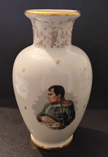 Vase Porcelaine Française de Luxe Napoléon et Joséphine 21Cm x 11Cm (CR)