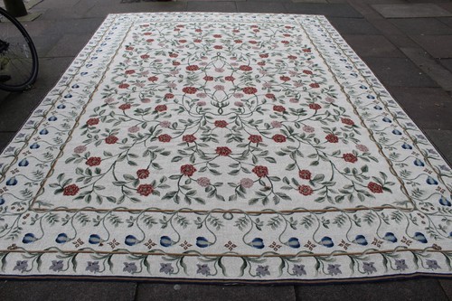 Tapis aubusson vintage fait - tapis,