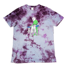 T-shirt Rip N Dip imprimé Alien UFO tie-dye multicolore taille Medium