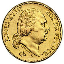 France - Louis XVIII - 40 Francs or - 1820 Date 2/1 Paris - 5474 exemplaires