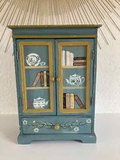 18 ⚜️ Ancienne Armoire de Poupée en Bois Mobilier Pour Poupée Vintage