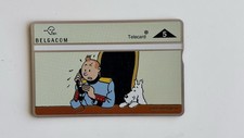 TINTIN Carte téléphonique Belgacom n°3/6 4000  Encart 95  Télécarte Phonecard