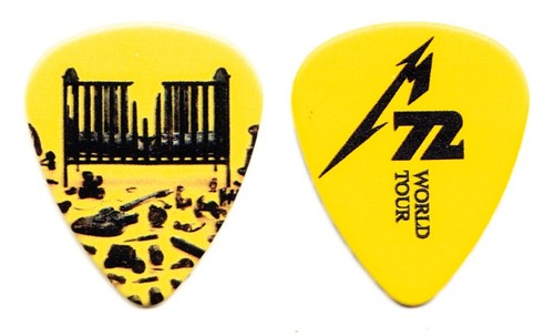 Médiator jaune metallica - médiator,