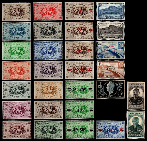 Réunion timbres 233 à - :,