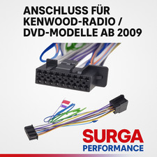 Adaptateur Autoradio ISO Pour Kenwood KVT524DVD KVT526DVD DNX 5220, DNX 7240BT
