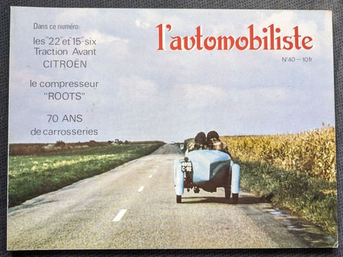 Automobiliste n 40 - l'automobiliste,