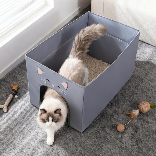 Bac litière pour chat - bac,