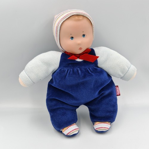 Ancien doudou poupée - , bleu
