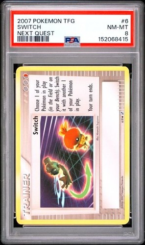 Psa 2007 pokemon trading - psa, 8
