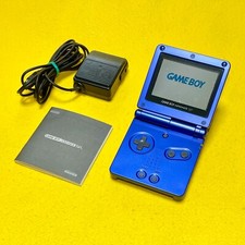 Console Nintendo Game Boy Advance GBA SP Azurite Blue Japan JP Testée