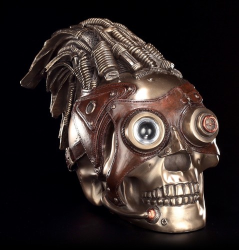 Statuette déco steampunk - statuette,