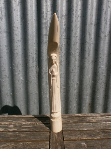 Sculpture africaine vierge - sculpture,