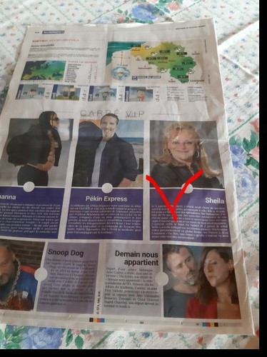 Page journal belge - belge,