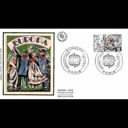Fdc soie europa - soie,