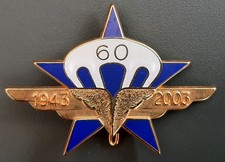 Insigne numéroté 60 ANS 1°