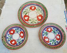 Assiette En Émail Peinte