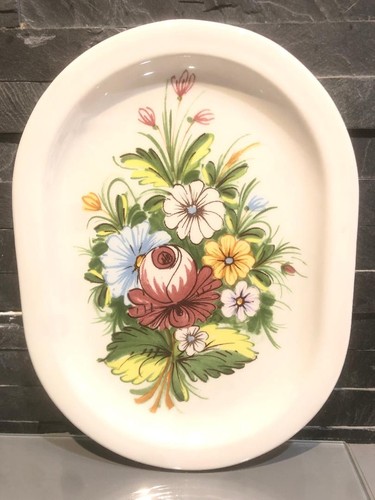 Plat assiette ovale ancien