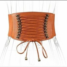 Cosplay Vintage Renaissance Faire Pirate GN Steampunk Corset Body Belt Hot